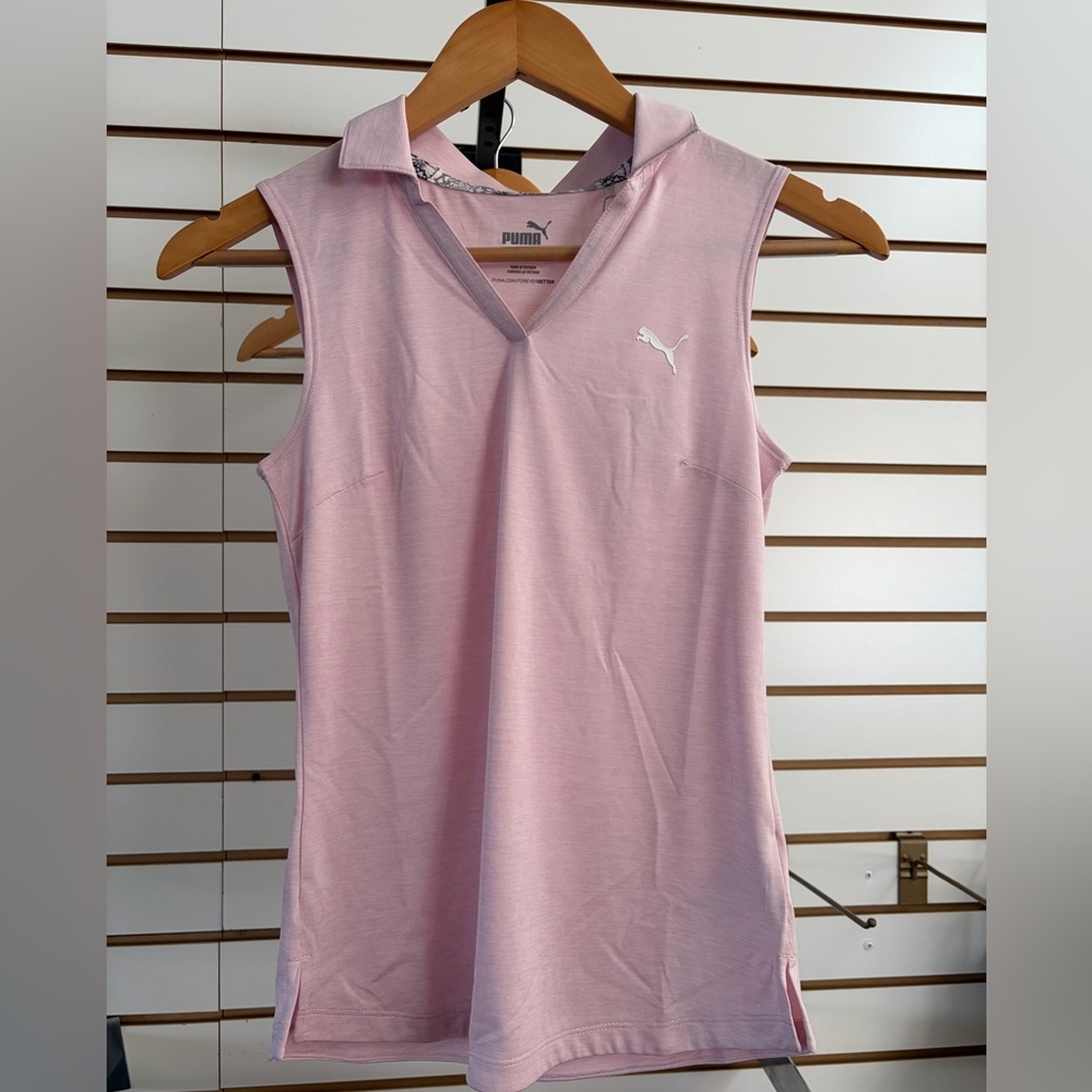 Puma Girls Parfait Rose Polo Shirt